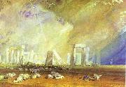 J.M.W. Turner Stonehenge. oil on canvas